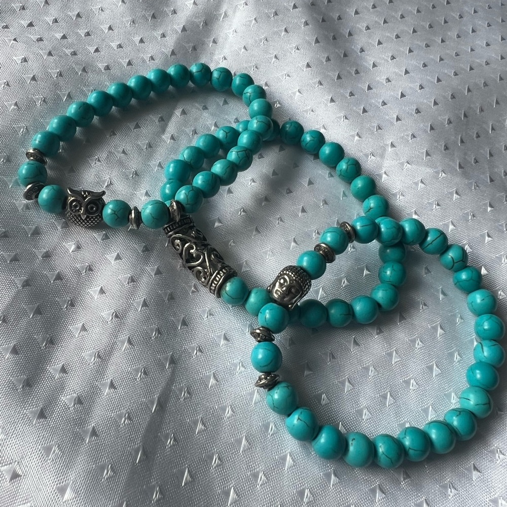 Turquoise bracelets set 3
